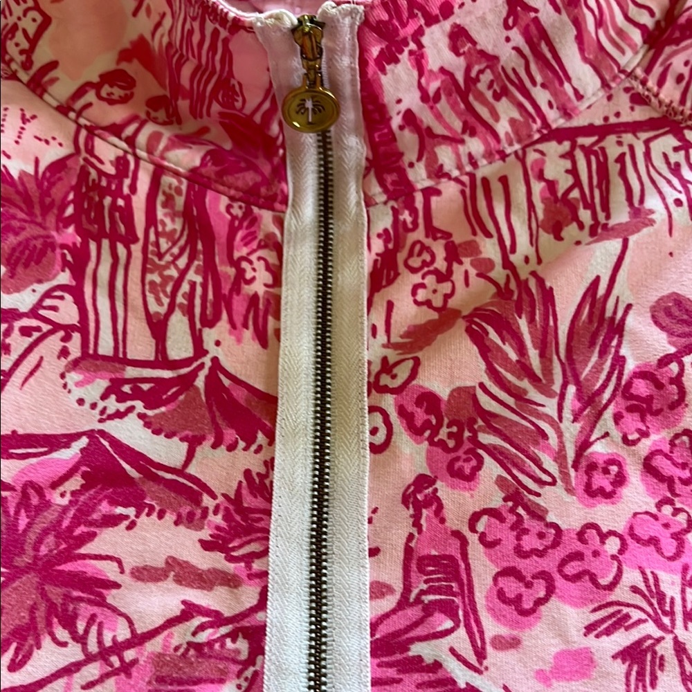 Lilly Pulitzer Pink Patterned Pullover - image 3